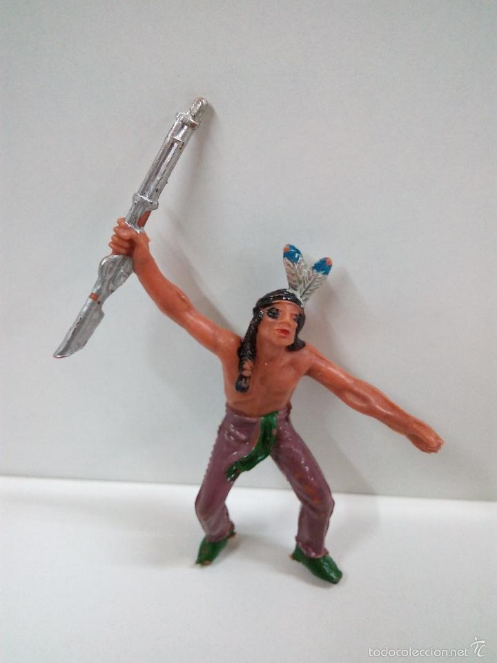 Figuras de goma y PVC: INDIO PARA CABALLO - Foto 1