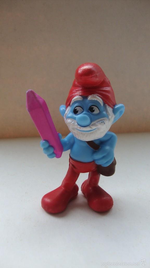 Figuras de Goma y PVC: Colecci&oacute;n de Pitufos de los a&ntilde;os 80