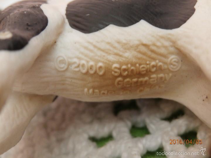 Figuras de goma y PVC: VACA de SCHLEICH GERMANY 2000 - Foto 4