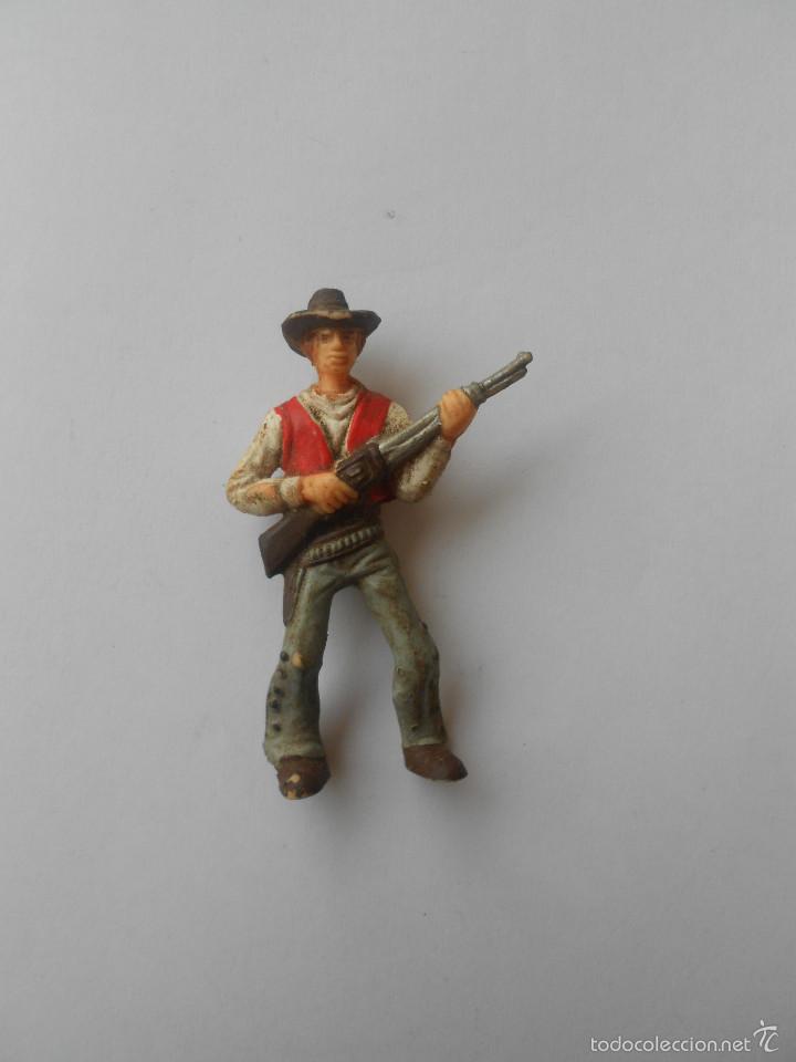 Figuras de goma y PVC: FIGURA VAQUERO COMANSI - Foto 1