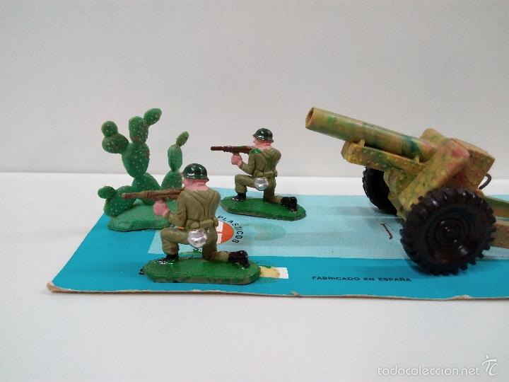 Figuras de goma y PVC: INFANTERIA CON CA&Ntilde;ON Y COMPLEMENTOS . PECH - Foto 4