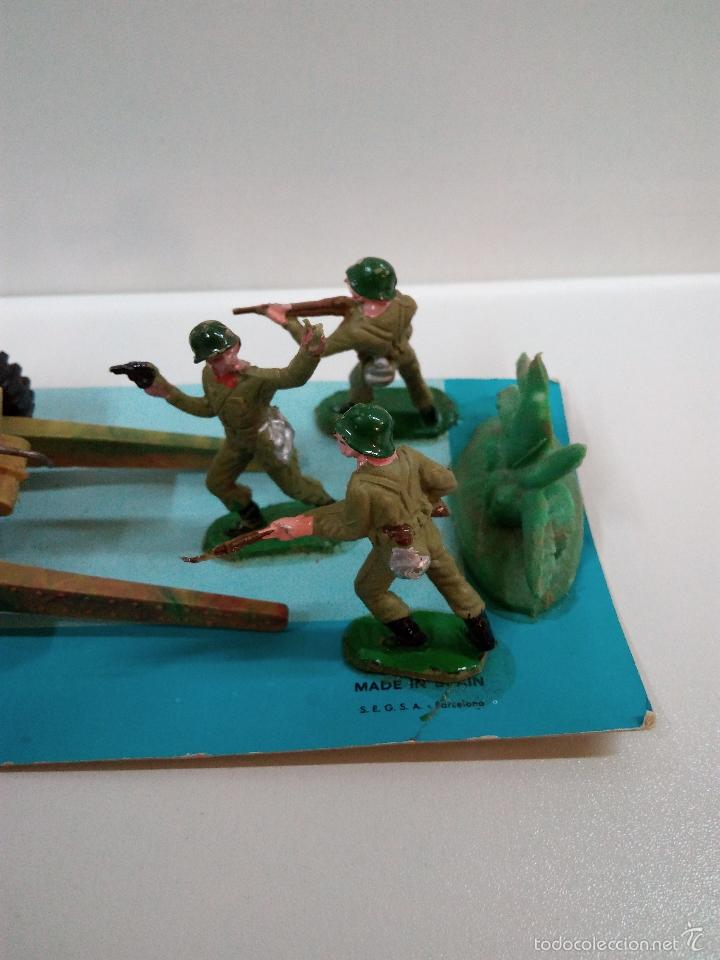 Figuras de goma y PVC: INFANTERIA CON CA&Ntilde;ON Y COMPLEMENTOS . PECH - Foto 5