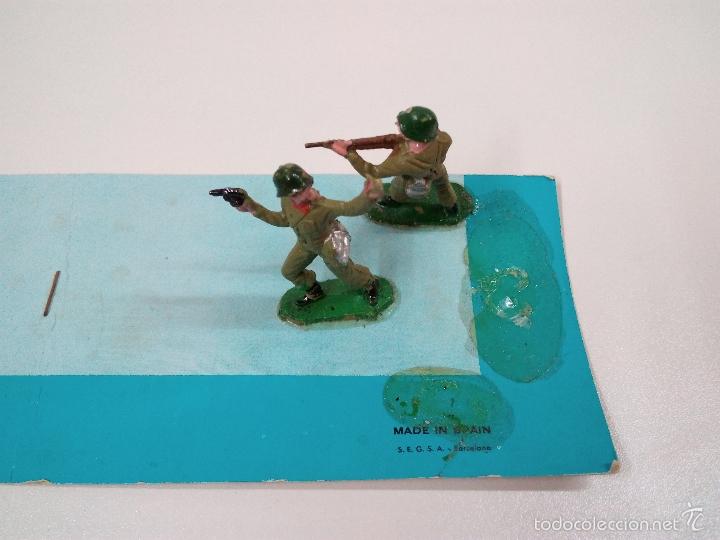 Figuras de goma y PVC: INFANTERIA CON CA&Ntilde;ON Y COMPLEMENTOS . PECH - Foto 8