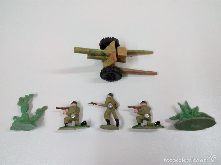 Figuras de goma y PVC: INFANTERIA CON CA&Ntilde;ON Y COMPLEMENTOS . PECH - Foto 9