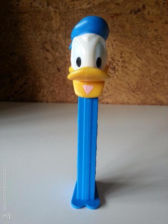 Figuras de goma y PVC dispensador PEZ: Caramelos Pez Donald - Foto 1