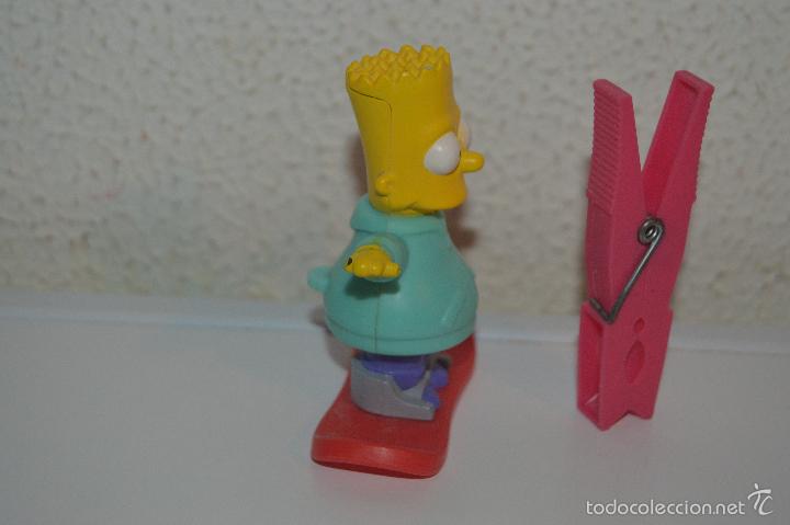 Figuras de goma y PVC: mu&ntilde;eco figura bart simpson burger king cmp - Foto 2