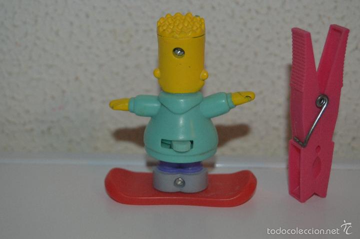 Figuras de goma y PVC: mu&ntilde;eco figura bart simpson burger king cmp - Foto 3