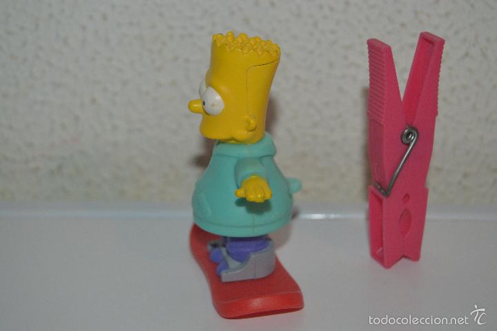 Figuras de goma y PVC: mu&ntilde;eco figura bart simpson burger king cmp - Foto 4