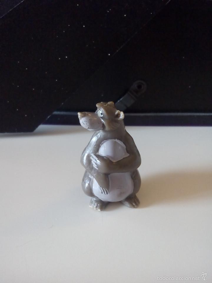 Figuras de Goma y PVC: Antigua Figura del Oso Baloo. Serie Libro de la Selva.