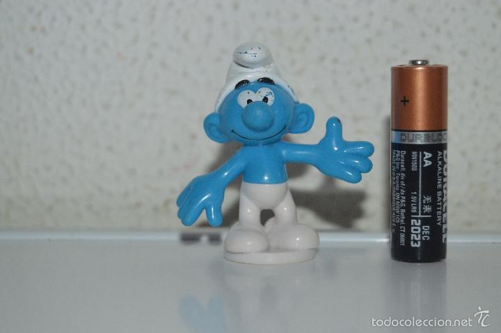 Figuras de goma y PVC: MU&Ntilde;ECO FIGura  pitufo peyo pitufos CMP - Foto 1