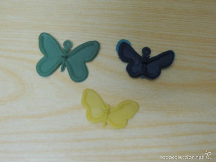 Figuras de goma y PVC: MARIPOSAS DE PLASTICO - Foto 2
