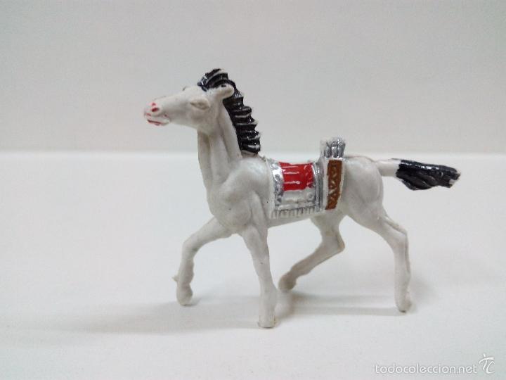Figuras de goma y PVC: CABALLO PARA INDIO . MINI OESTE . COMANSI - Foto 2