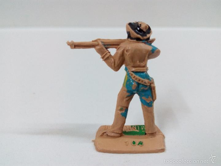 Figuras de goma y PVC: SOLDADO FEDERAL . MINI OESTE . COMANSI - Foto 2