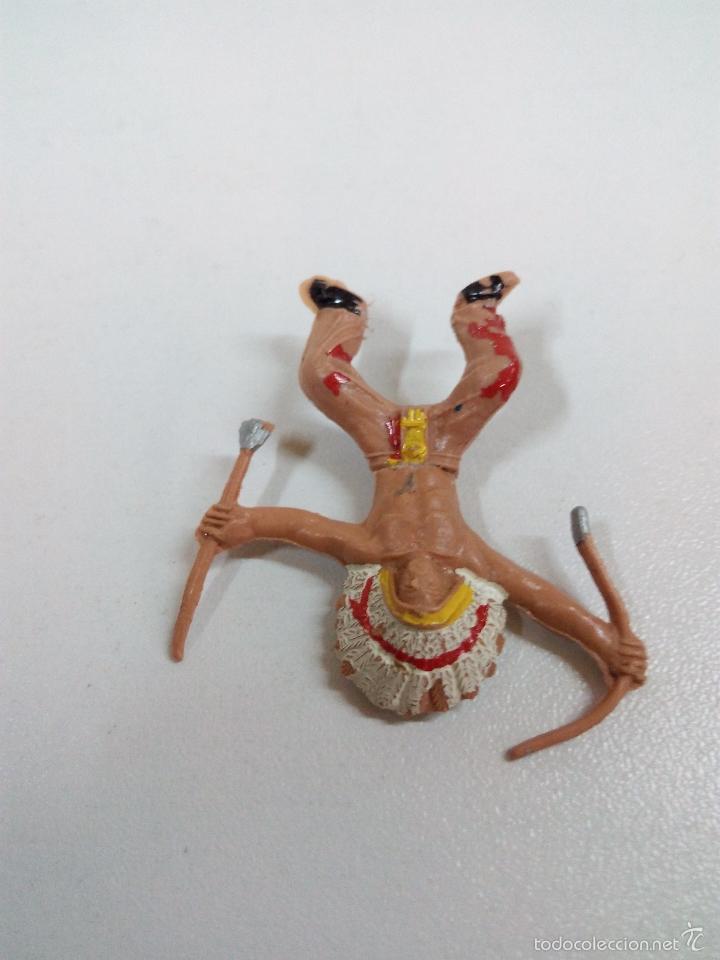 Figuras de goma y PVC: INDIO A CABALLO . MINI OESTE . COMANSI - Foto 3