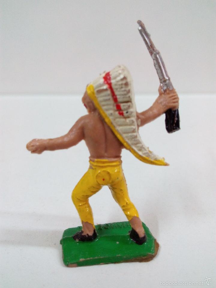 Figuras de goma y PVC: GUERRERO INDIO . MINI OESTE . COMANSI - Foto 2