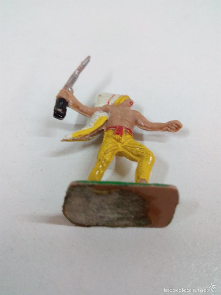 Figuras de goma y PVC: GUERRERO INDIO . MINI OESTE . COMANSI - Foto 4