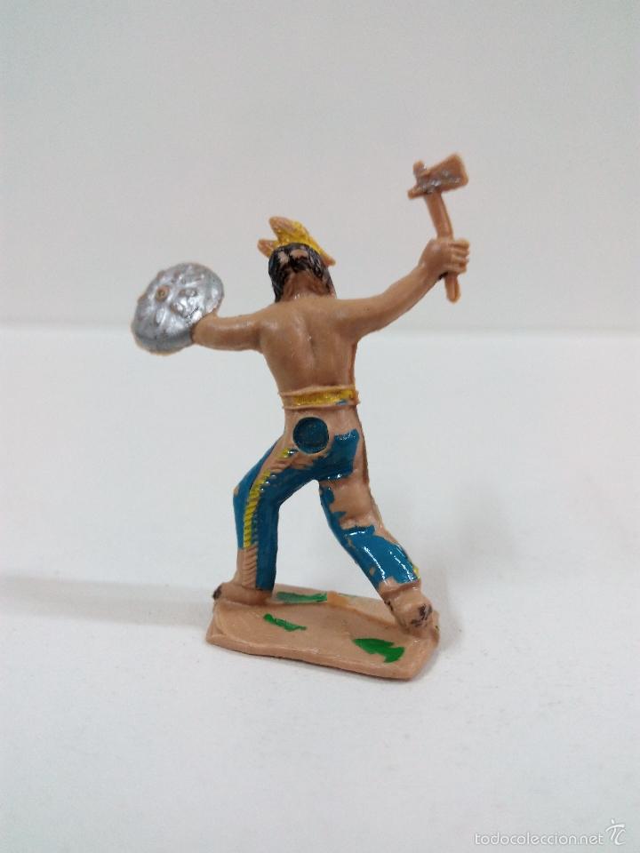 Figuras de goma y PVC: GUERRERO INDIO . MINI OESTE . COMANSI - Foto 2