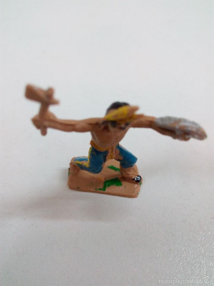 Figuras de goma y PVC: GUERRERO INDIO . MINI OESTE . COMANSI - Foto 3