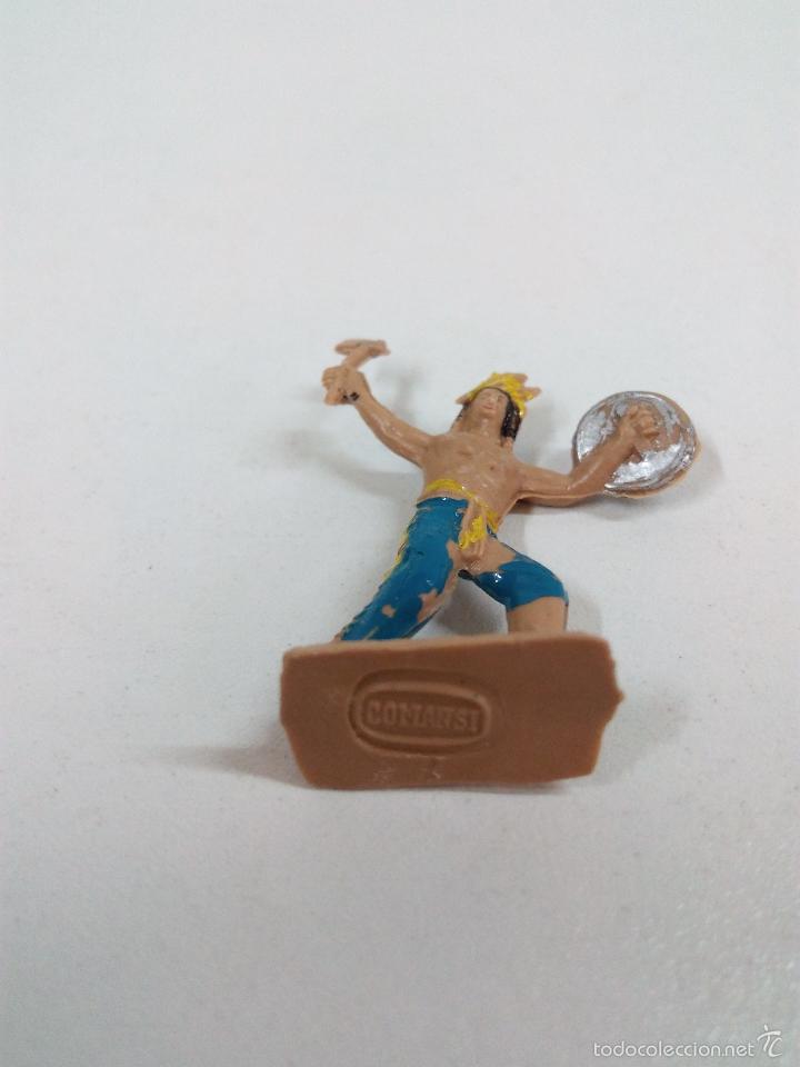 Figuras de goma y PVC: GUERRERO INDIO . MINI OESTE . COMANSI - Foto 4