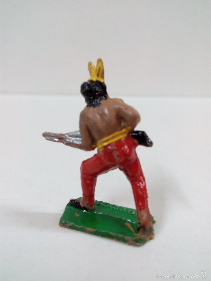 Figuras de goma y PVC: GUERRERO INDIO . MINI OESTE . COMANSI - Foto 2