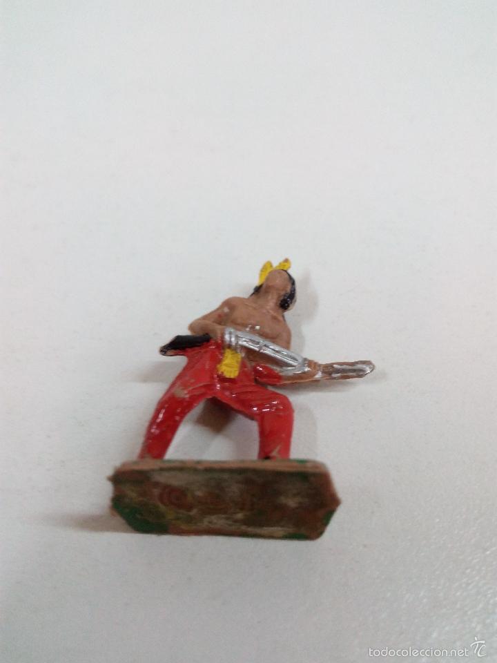 Figuras de goma y PVC: GUERRERO INDIO . MINI OESTE . COMANSI - Foto 4