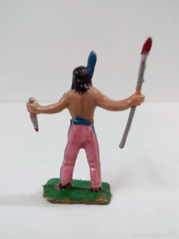 Figuras de goma y PVC: GUERRERO INDIO . MINI OESTE . COMANSI - Foto 2
