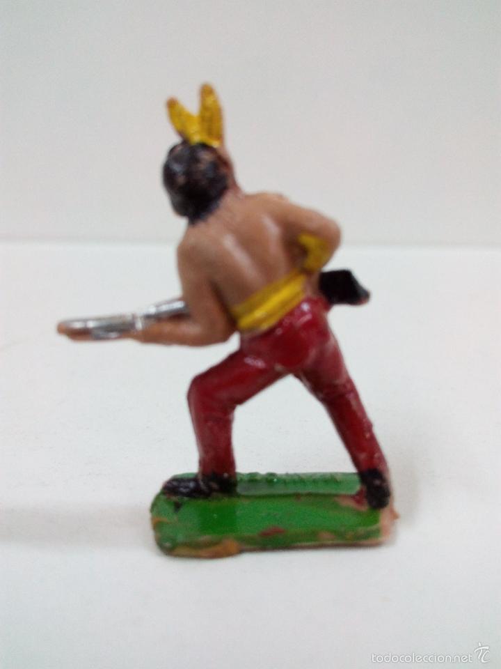 Figuras de goma y PVC: GUERRERO INDIO . MINI OESTE . COMANSI - Foto 2
