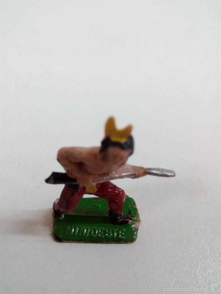 Figuras de goma y PVC: GUERRERO INDIO . MINI OESTE . COMANSI - Foto 3