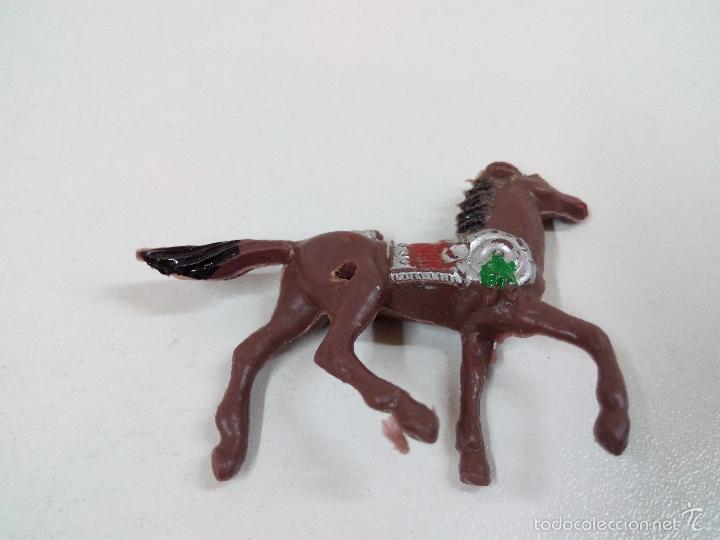 Figuras de goma y PVC: CABALLO INDIO . MINI OESTE . COMANSI - Foto 3