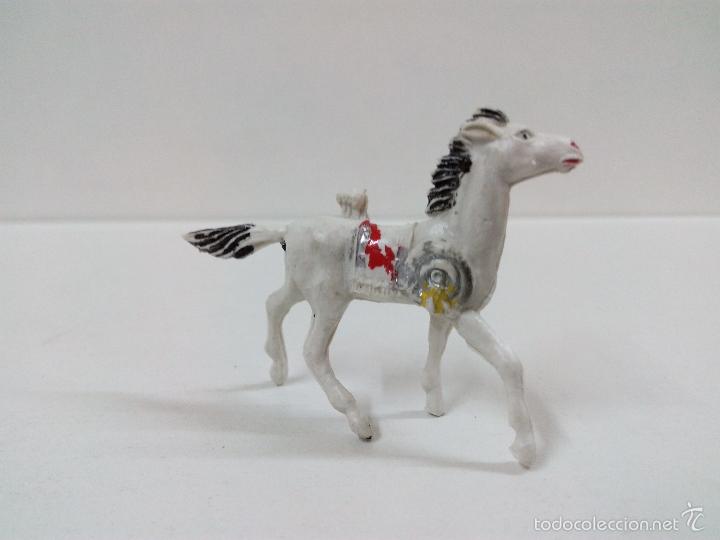 Figuras de goma y PVC: CABALLO INDIO . MINI OESTE . COMANSI - Foto 1