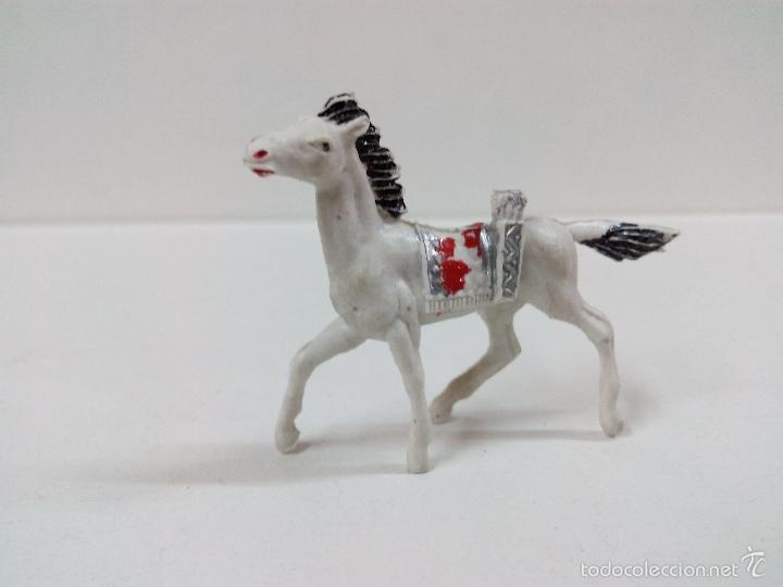Figuras de goma y PVC: CABALLO INDIO . MINI OESTE . COMANSI - Foto 2