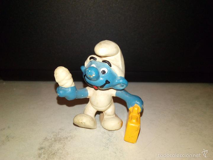Figuras de goma y PVC: Pitufo enfermero, Peyo - Foto 1