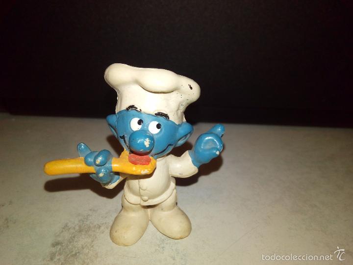 Figuras de goma y PVC: Pitufo cocinero, Peyo - Foto 1