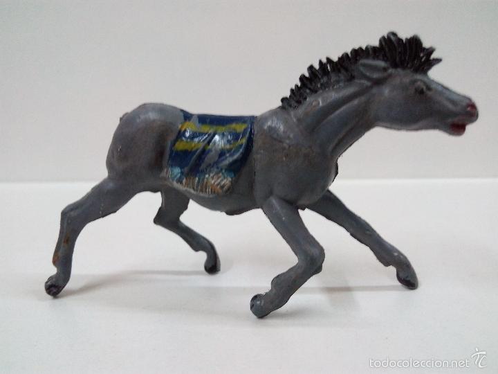 Figuras de goma y PVC: CABALLO PARA INDIO . PECH . GOMA - Foto 1