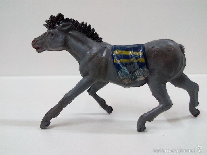 Figuras de goma y PVC: CABALLO PARA INDIO . PECH . GOMA - Foto 3