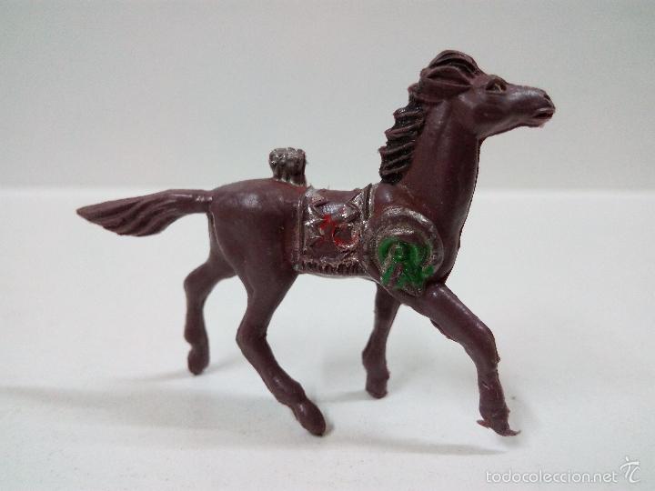 Figuras de goma y PVC: CABALLO INDIO . MINI OESTE . COMANSI - Foto 1