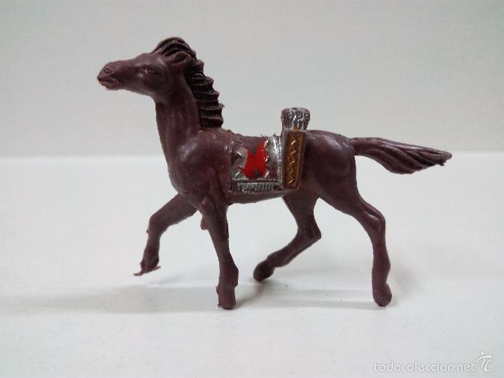 Figuras de goma y PVC: CABALLO INDIO . MINI OESTE . COMANSI - Foto 2