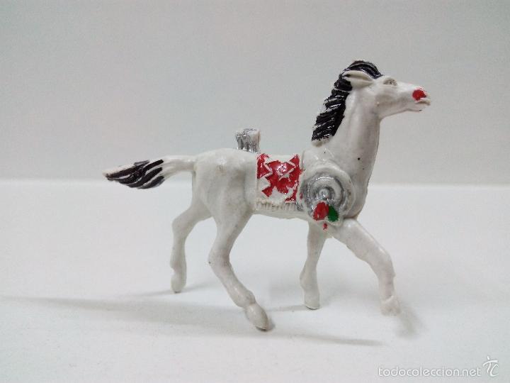 Figuras de goma y PVC: CABALLO INDIO . MINI OESTE . COMANSI - Foto 1