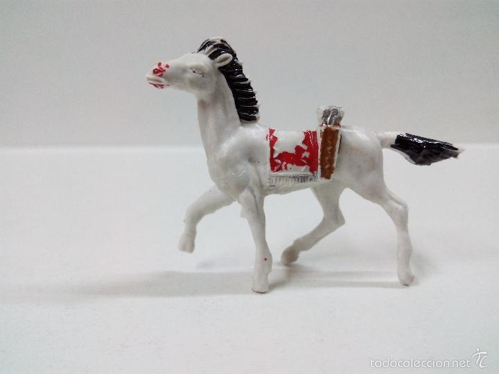 Figuras de goma y PVC: CABALLO INDIO . MINI OESTE . COMANSI - Foto 2