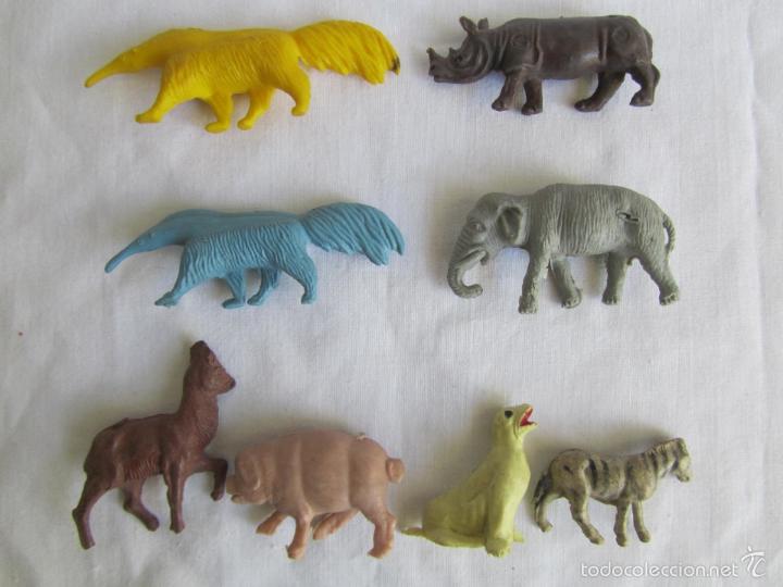 Figuras de goma y PVC: 8 figuras de pl&aacute;stico de animales - Foto 8