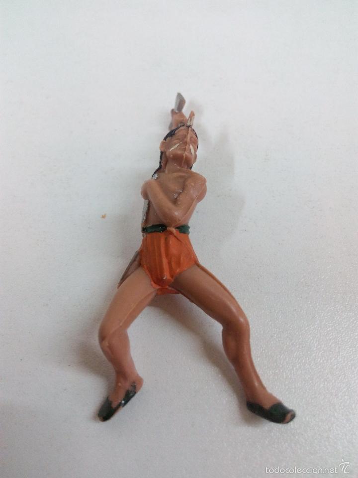 Figuras de goma y PVC: INDIO CON HACHA PARA CABALLO . REAMSA - Foto 3