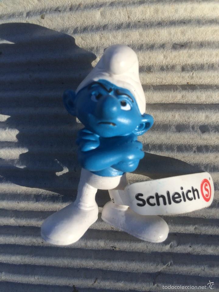 Figuras de goma y PVC: PITUFO SCHLEICH - Foto 1