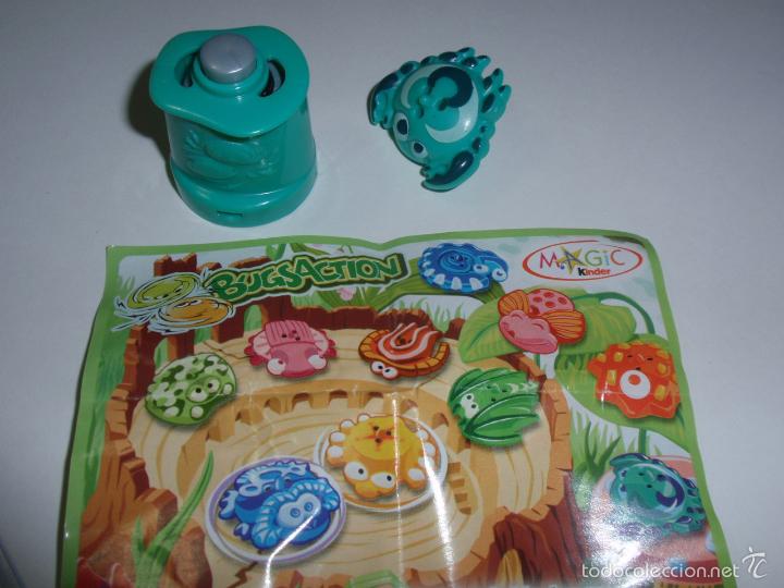 Figurines en Caoutchouc et PVC: FIGURITA HUEVO KINDER FERRERO BUGS ACTION VERDE 3