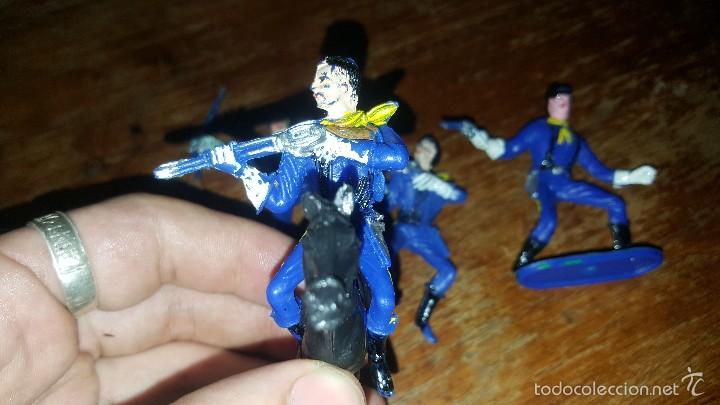 Figuras de goma y PVC: 4 Soldados norte&ntilde;os comansi - Foto 2