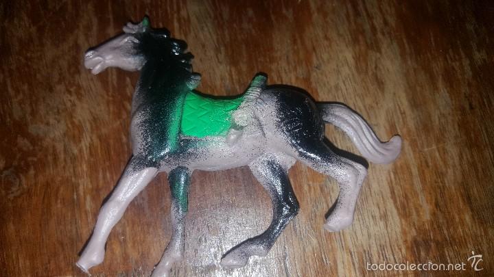 Figuras de goma y PVC: Caballo de goma indio comansi - Foto 2