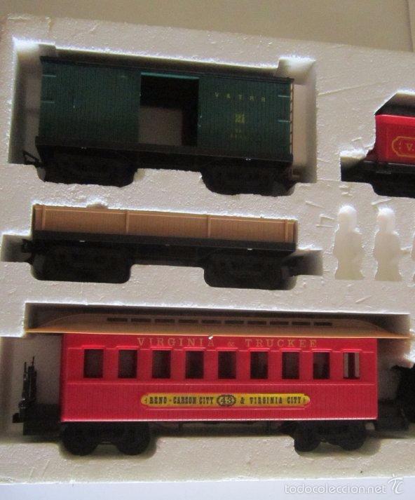 Figuras de goma y PVC: COMAN BOYS TREN DEL FAR WEST, EN CAJA. CC - Foto 3