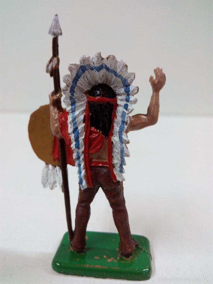 Figuras de goma y PVC: JEFE INDIO . KELLOGGS - Foto 2