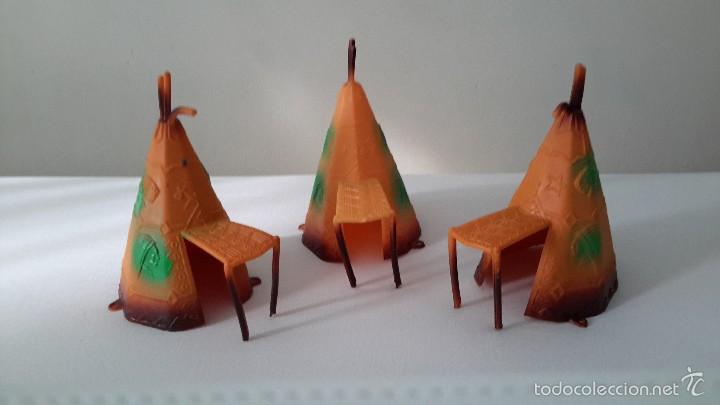 Figuras de goma y PVC: COMANSI. TIENDAS DE INDIOS. - Foto 1