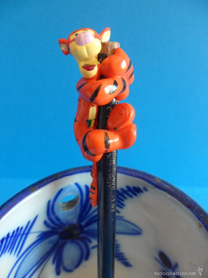 Figuras de Borracha e PVC: Capuch&oacute;n para l&aacute;piz de Tigger - Winnie the Pooh - Capuchones de lapices - Disney
