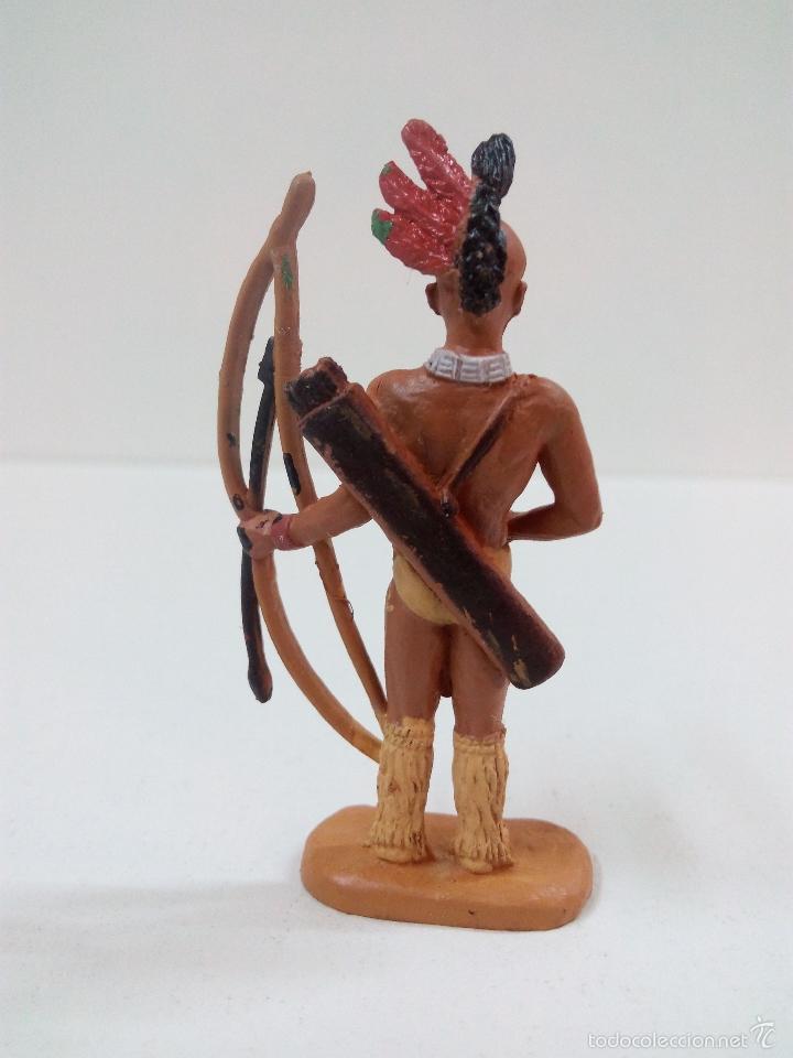 Figuras de goma y PVC: GUERRERO INDIO . - Foto 2